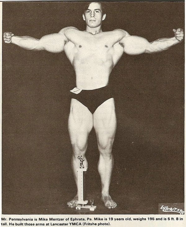 A young Mike Mentzer