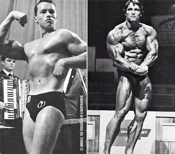Arnold Schwarzenegger Before & After Steroids