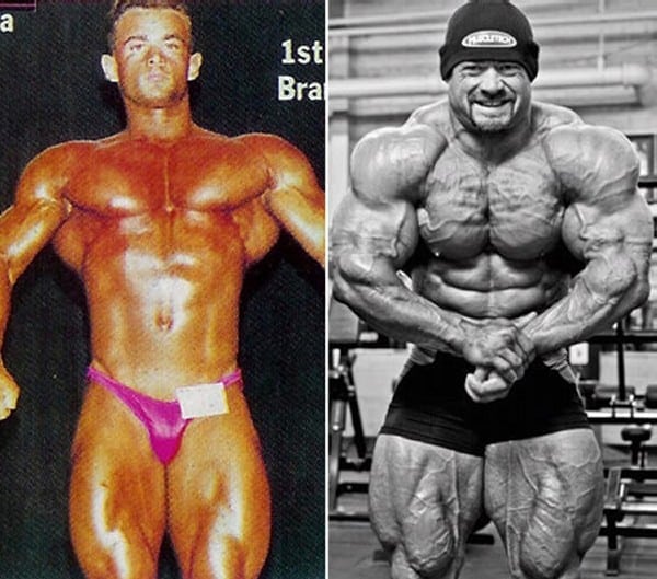 Branch Warren Before & After Steroids