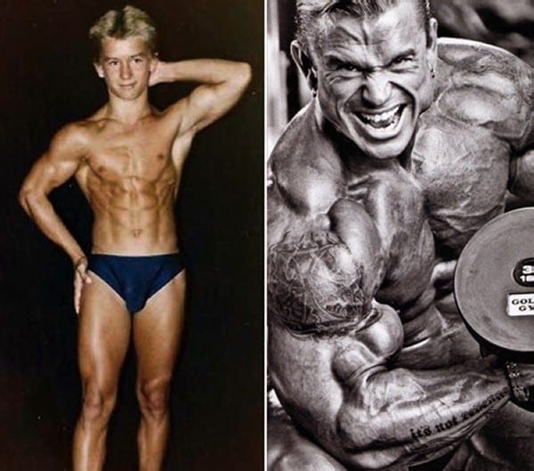 Lee Priest Before & After Steroids